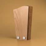 Wave Wood Block Award with Maple Face Plate