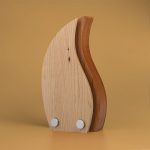 Flame Wood Block Award with Maple Face Plate