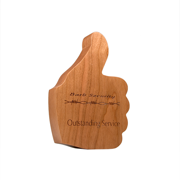 real wood block awards complex Thumbs up