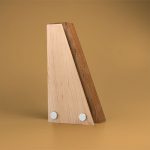 Wedge Wood Block Award with Maple Face Plate